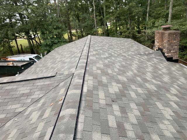 We replaced a roof on a house in Douglasville, Ga. 