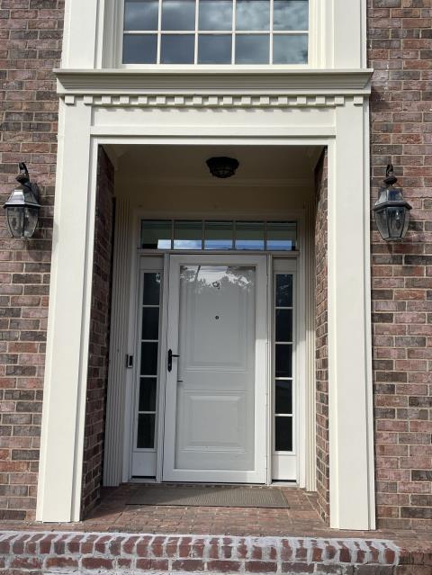 We replaced the trim on a house in Atlanta, Ga. 