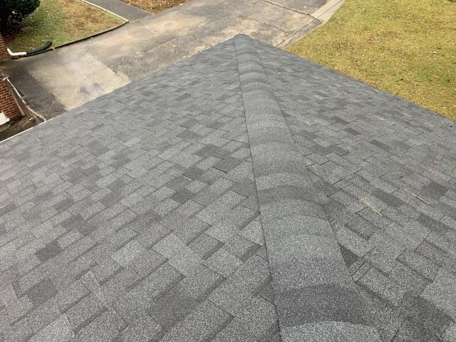 We replaced a roof on a house in Decatur, Ga. 