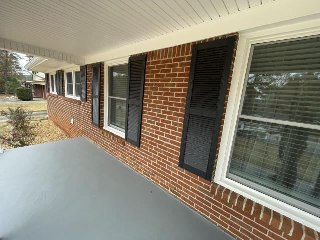 We painted the shutters on a house in East Point, GA. 