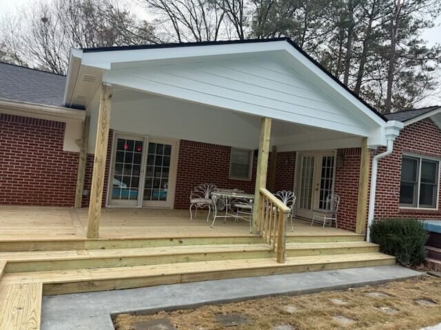 WE COMPLETED A DECK RENOVATION PROJECT IN DOUGLASVILLE, GA