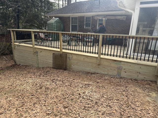 We replaced the deck on a house in Atlanta, GA. 