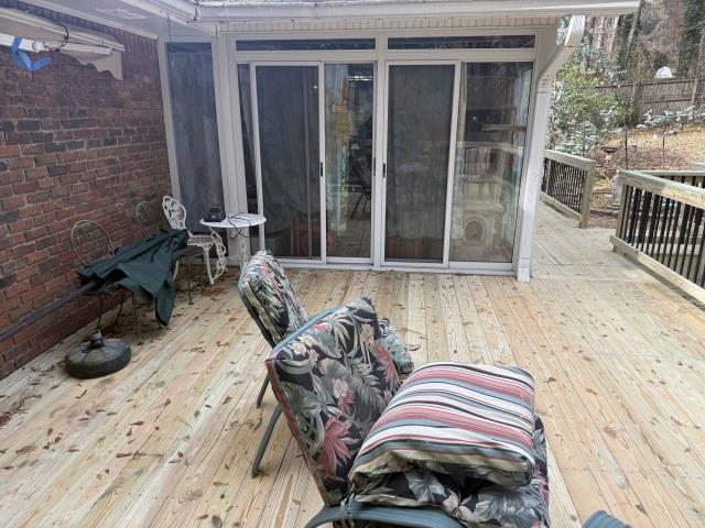 We replaced the deck on a house in Atlanta, GA. 