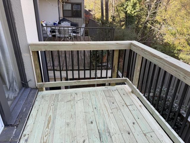 We replaced the deck on a house in Atlanta, Ga. 