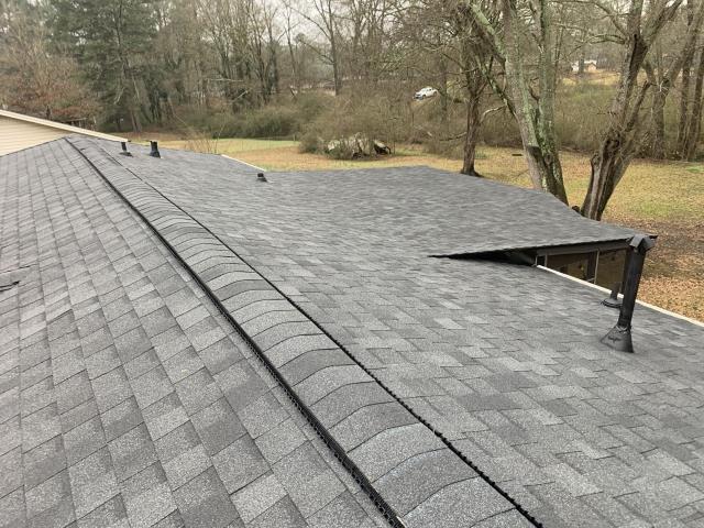 We replaced the roof on a house in Carrollton, Ga. 
