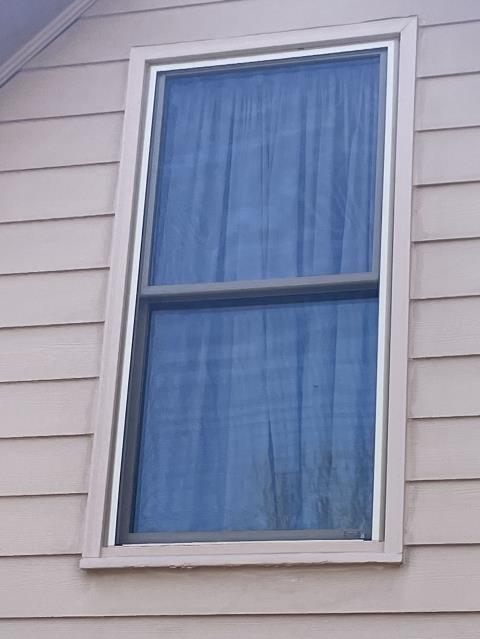 We replaced siding and windows on a house in Canton, Ga. 