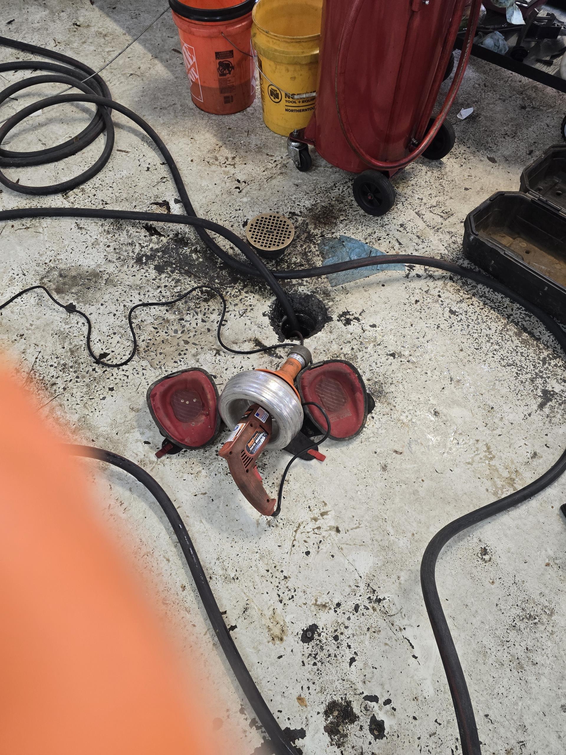 We recently tackled a garage drain cleaning and clog removal job, ensuring a smooth flow of water. Our team conducted a thorough inspection of the drain line, identifying the source of the blockage. Utilizing specialized equipment, we efficiently removed the obstruction, restoring proper drainage. This issue is frequent with garage drains, floor drains, and main lines, often caused by debris or buildup. Post-cleaning, we rigorously tested the system to confirm optimal performance. For any clogged drains or plumbing emergencies, our skilled team is equipped to deliver reliable service.