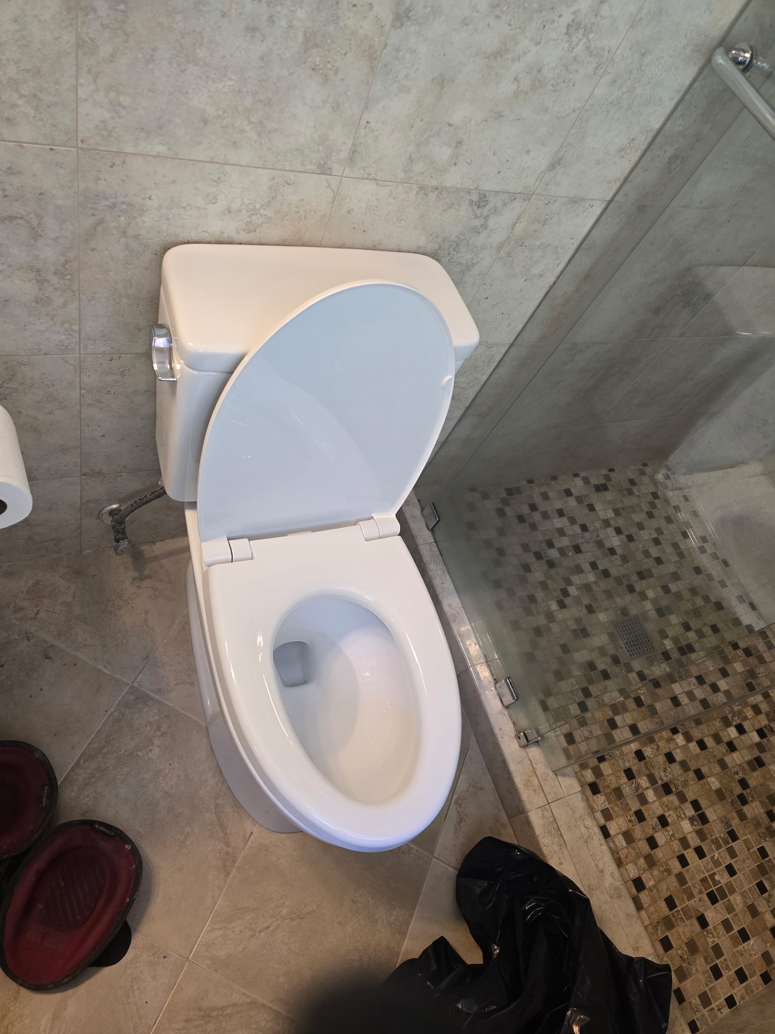 Upon receiving a service call, I addressed a dual issue involving an outdated toilet and unstable water pressure. The existing toilet was inefficient, and the pressure reducing valve (PRV) was failing to regulate pressure effectively. I began by removing the old toilet and installing a new, high-efficiency model, ensuring it was properly aligned and securely mounted. Next, I replaced the defective PRV valve with a new one, ensuring it was correctly installed to maintain optimal water pressure and protect the plumbing system. After completing the installations, I turned the water supply back on and tested all fixtures to confirm proper pressure and functionality. The new toilet operates flawlessly, and the entire system is now running safely and efficiently, all work completed to code with no leaks.