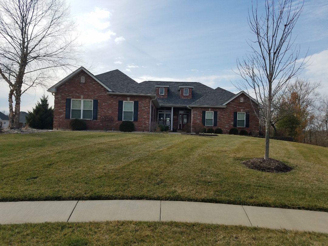 Columbia, IL - EBS is working with a client on a rear addition to install an Architectural shingle roof and new vinyl siding. Columbia, IL - EBS is working with a client on a rear addition to install an Architectural shingle roof and new vinyl siding.