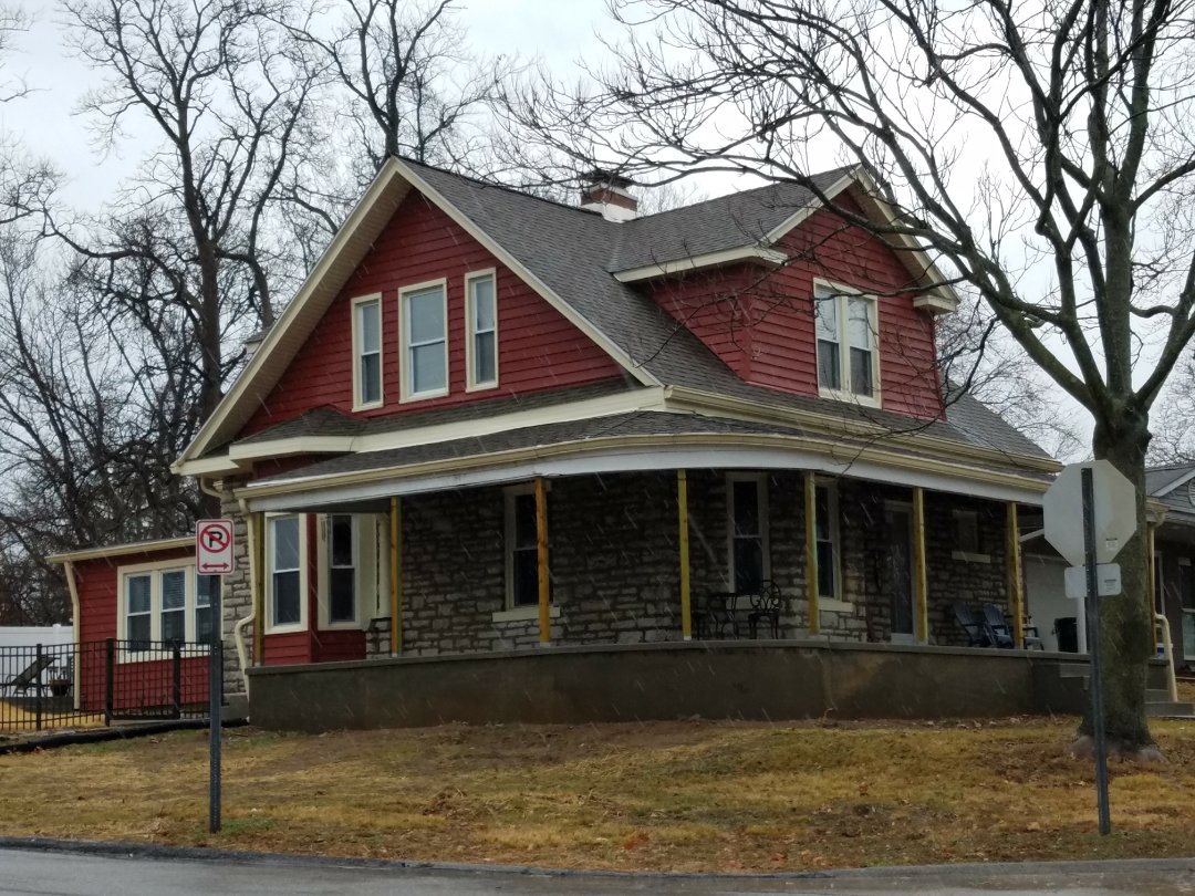 Webster Groves, MO - EBS is designing a porch railing and column for refurbished wrap around porch. Webster Groves, MO - EBS is designing a porch railing and column for refurbished wrap around porch.