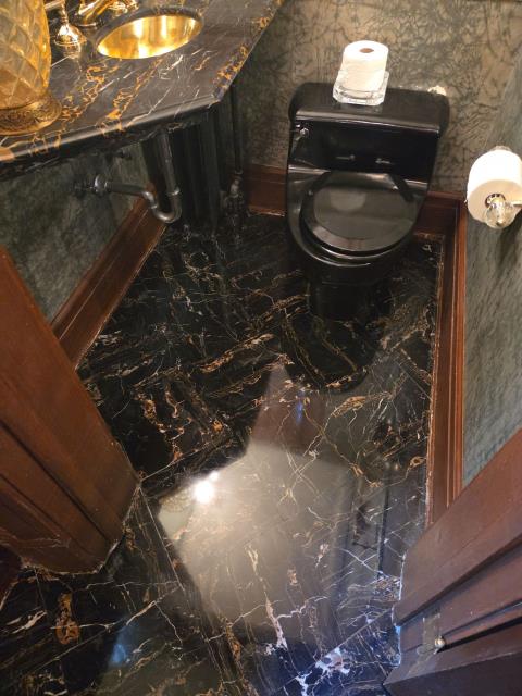 Montgomery, AL - Light Stone Restoration on marble flooring