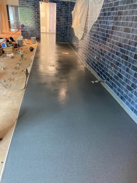 Auburn, AL - Recently we had the opportunity to install a kitchen floor at the Auburn University Football Performance Center!  Things have come a LONG way since I wore the Jersey in the late 90s and dined in the late and removed iconic Sewell Hall. This place is second to none. To all my fellow AU Football brethren, War Eagle! This was a fun project to participate in!