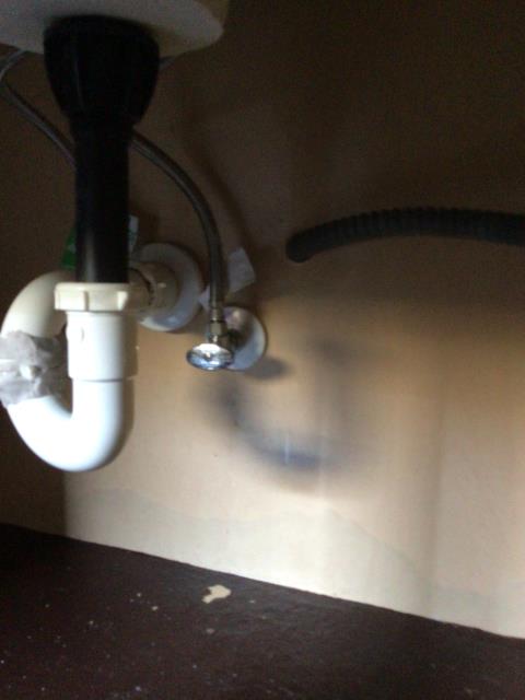 Change out stop of the lavatory.