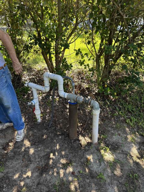 There was an issue with the well but it had been installed 2 weeks ago so they are calling to have it fixed under warranty. 