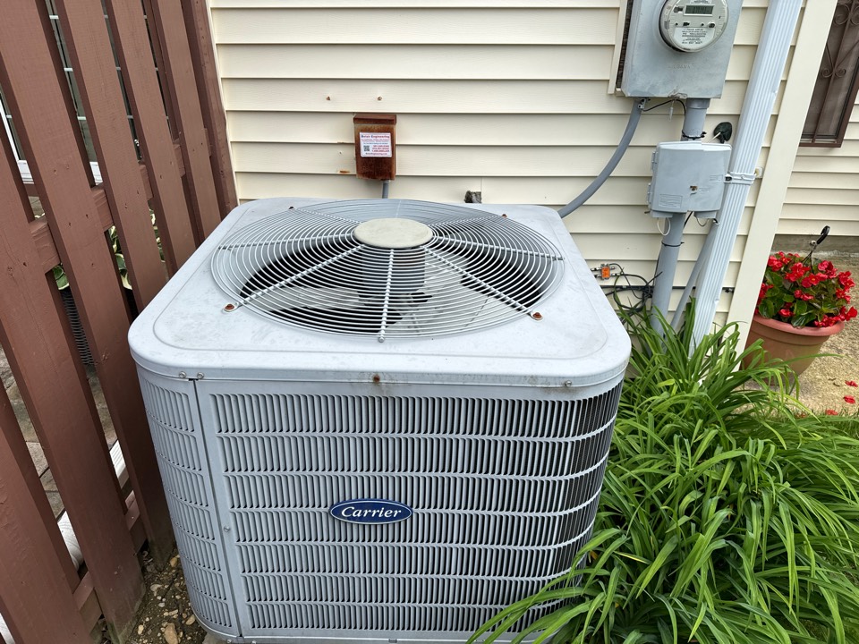 Carrier kenmore air conditioner AC air conditioning system repair service call