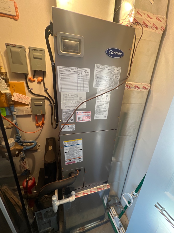 Carrier Comfortmaker heat pump air conditioner heating & AC air conditioning system replacement installation