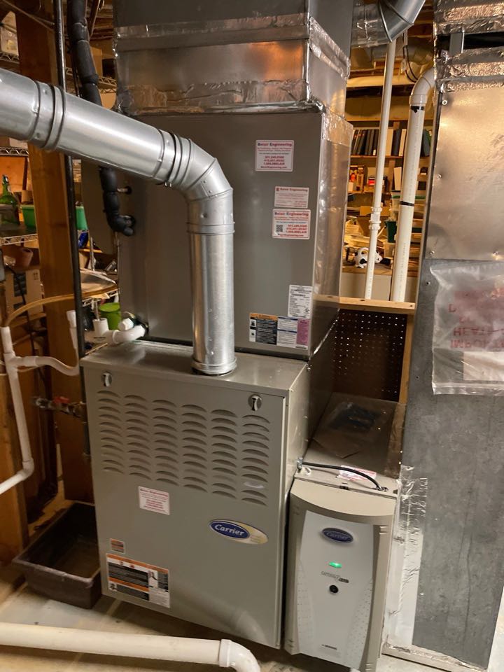 Carrier ac unit system service repair call in Crownsville MD 