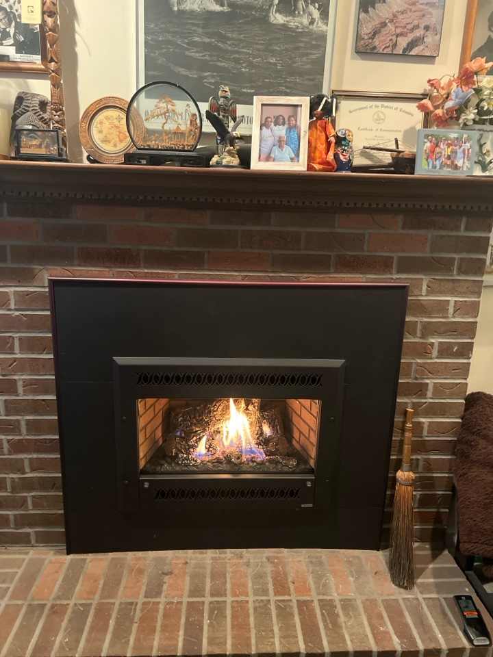 Gas fireplace insert & gas logs installation Upper Marlboro Maryland 20772 