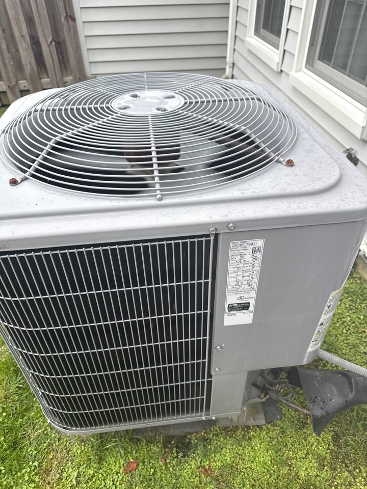 Carrier Kenmore heat pump furnace heating & AC system repair service call Annapolis Maryland 21401