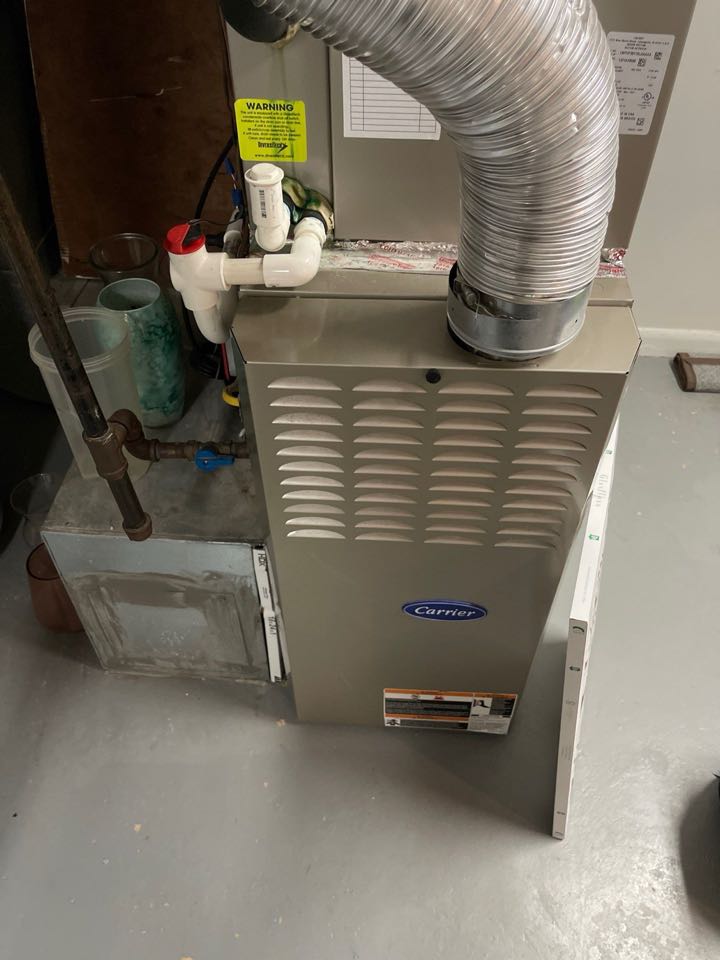 Carrier Performance Boost 80 gas furnace heating & AC system replacement installation Oxon Hill Maryland 20754