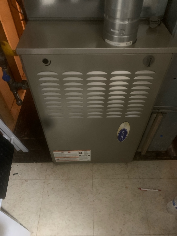 Carrier Performance Boost 80 gas furnace heating & AC system repair service call Adelphi Maryland 20783
