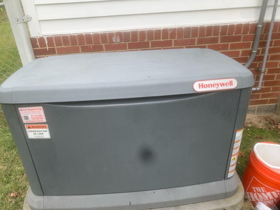 Honeywell Generac standby generator filter installation Adelphi Maryland 20783