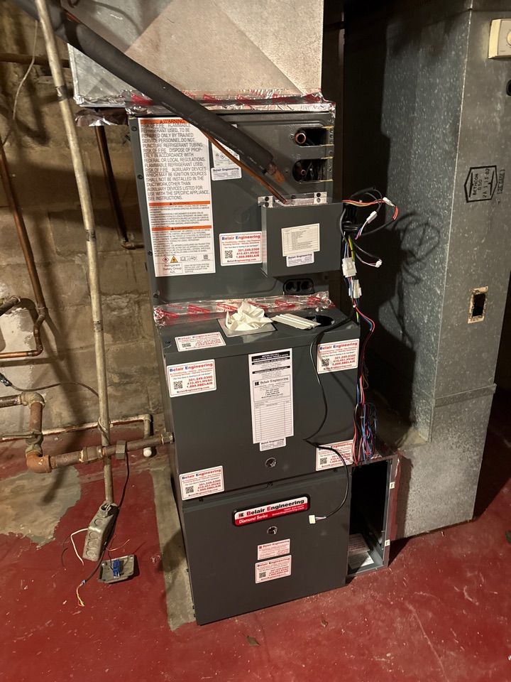 Goodman Airtemp gas furnace heating & AC system replacement installation Hyattsville Maryland 20781