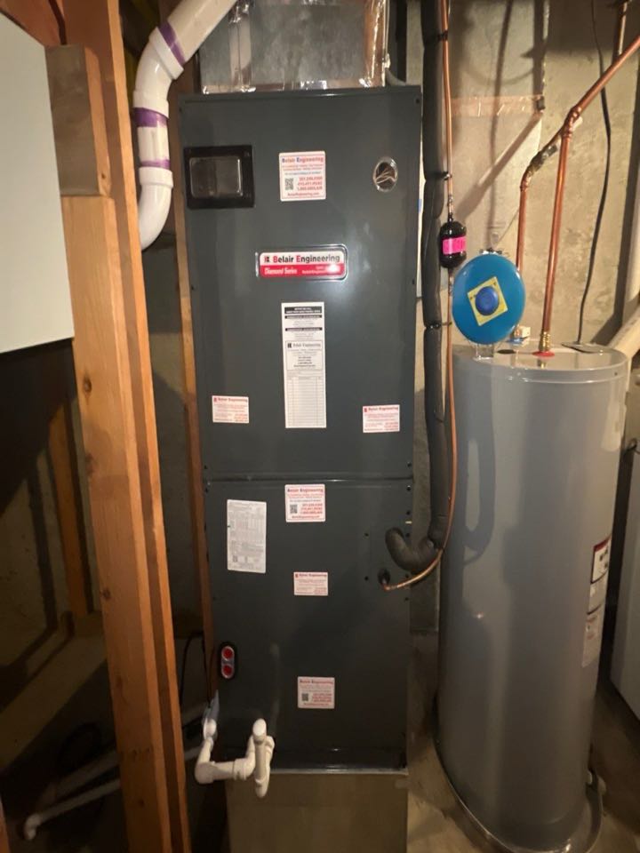 Goodman Armoire heat pump furnace heating & AC system service repair call 20785
