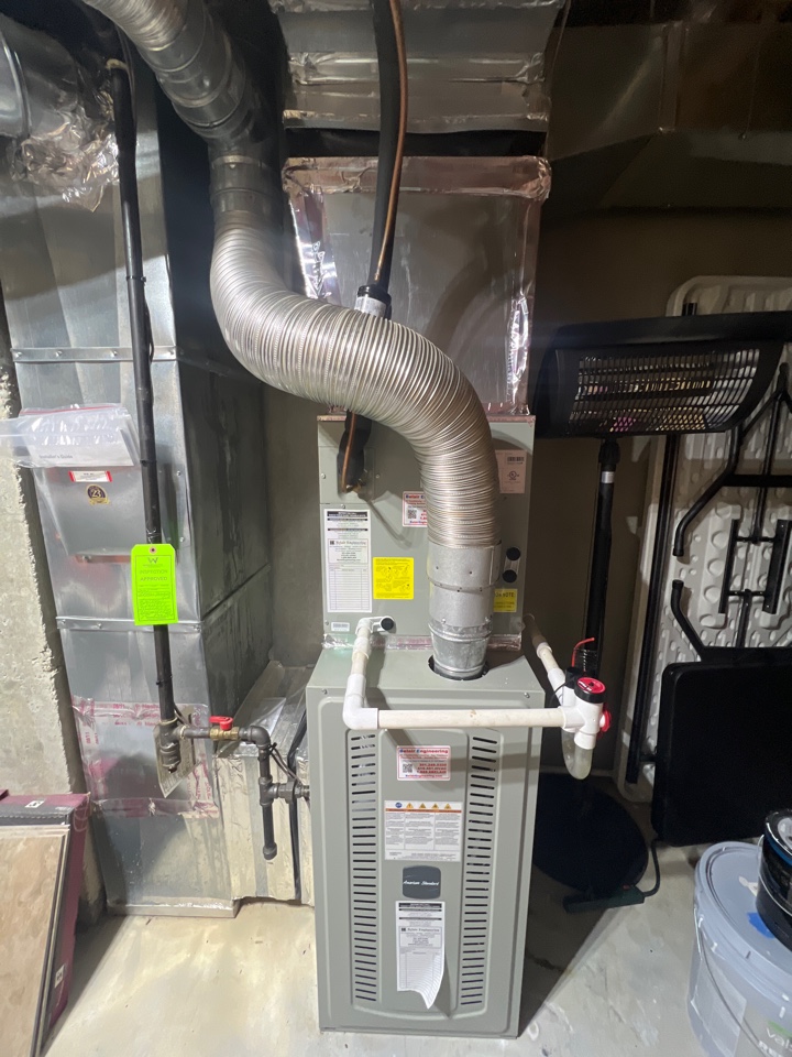 American Standard Trane gas heating & AC system repair service call Accokeek Maryland 20607