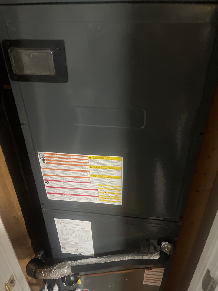Goodman Amana heat pump furnace heating & AC system repair service call Chesapeake Beach Maryland 20732