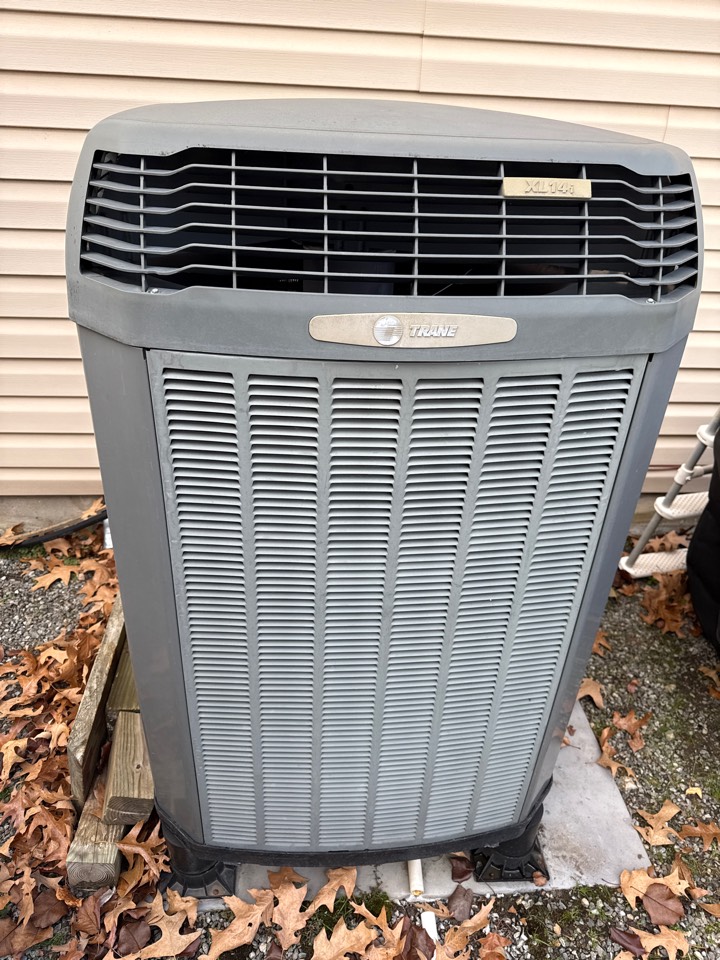 Trane XL14i heat pump furnace heating & AC air conditioning system replacement installation Shady Side Maryland 20764