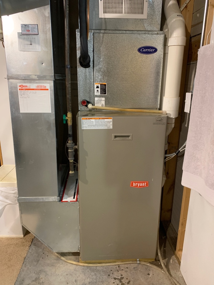 Here for the annual clean and check for this Bryant furnace. 