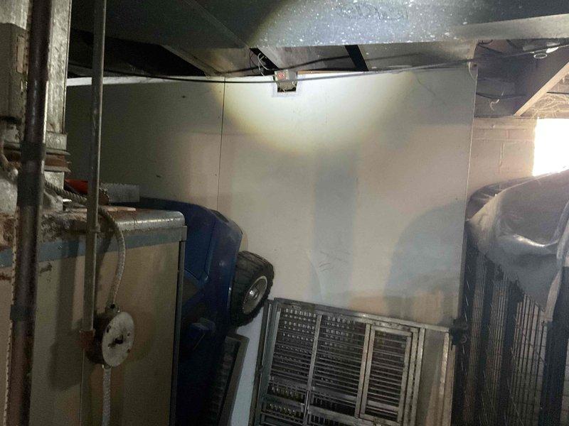 Conducted estimate for furnace replacement in owner-occupied residence. Current unit is of unknown age, located in basement/garage area with visible ductwork and adjacent mechanical systems. Homeowner requested replacement timeline of 30-60 days.