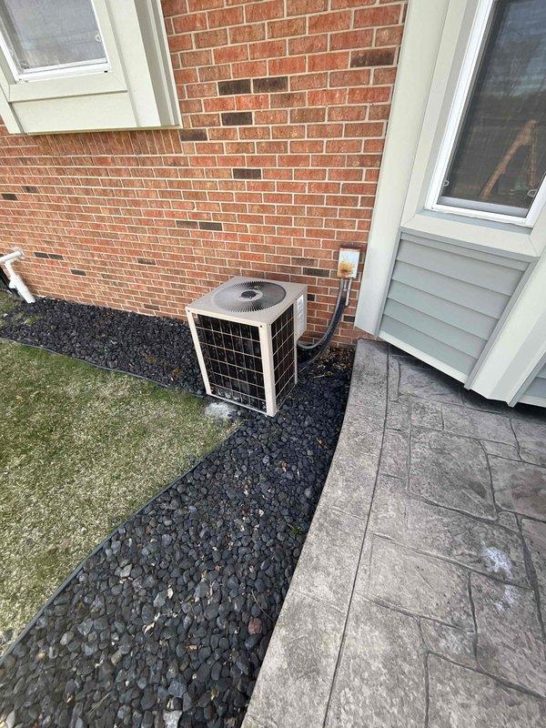 Conducted an estimate for replacement of 35-year-old natural gas furnace and tankless water heater located in basement. Existing HVAC system shows significant age-related wear with outdated ductwork configuration. Exterior inspection of condenser unit revealed potential compatibility issues with proposed new equipment.