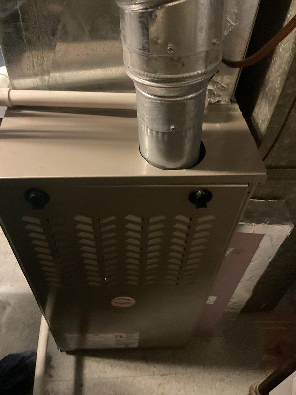 Completed routine AHM service on residential HVAC system, including inspection of condensate drainage piping and main furnace unit. Replaced air filters/pads as scheduled per maintenance requirements.