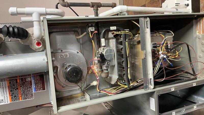 Performed annual furnace maintenance on properly functioning system covered under membership. Conducted comprehensive inspection of blower motor, gas valve assembly, electrical components, and ventilation system. All systems verified operational with no issues identified during the tune-up service.