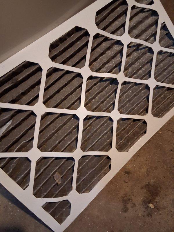 Responded to callback for furnace not heating with Error 38 displayed on thermostat. Discovered dirty air filter causing restricted airflow and inspected control board wiring connections. Replaced filter, verified proper electrical connections, and reset system which restored normal heating operation.