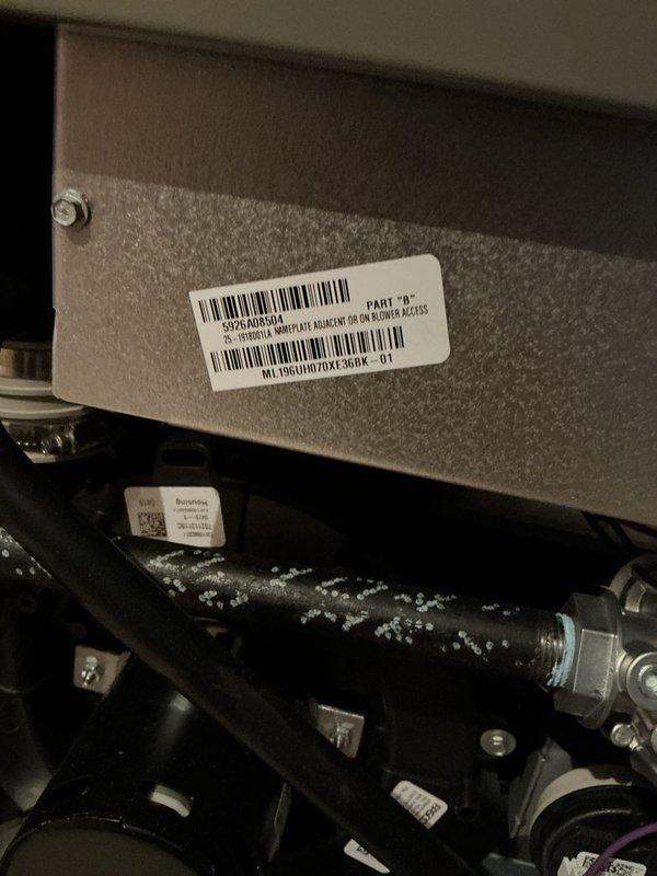 Successfully installed a complete HVAC system including a 70,000 BTU Lennox furnace and 2-ton air conditioning unit with proper mechanical and electrical connections. System installation included rear liner placement, all necessary ductwork properly sealed with metallic tape, and PVC exhaust/intake pipes, with all permits requested and documentation completed.