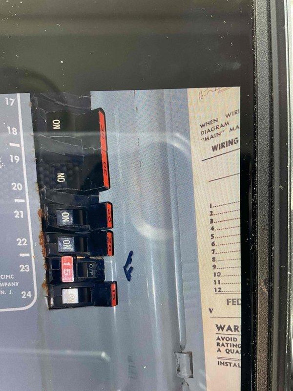 Responded to callback for electrical compliance issue. Successfully identified and labeled the furnace circuit breaker in the electrical panel per code requirements. Completed documentation with photos of the properly marked panel to verify resolution of the violation repair.