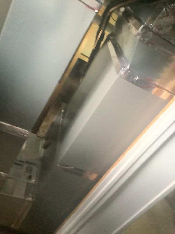 Completed installation of a complete HVAC system consisting of a 90,000 BTU furnace and 3-ton air conditioning unit with left-side configuration. System included liner installation, electrical work involving 150 amp panel upgrade, and new dedicated circuit installation. All mechanical and electrical permits were properly secured prior to installation.