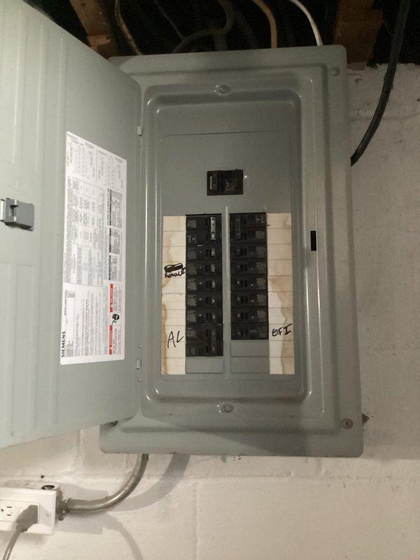 Responded to callback for HVAC installation to address electrical code violations. Inspected main electrical panel that required proper labeling and installed GFCI protected service receptacle for AC unit as mandated by code requirements. Completed necessary electrical modifications to ensure system compliance with current safety standards.