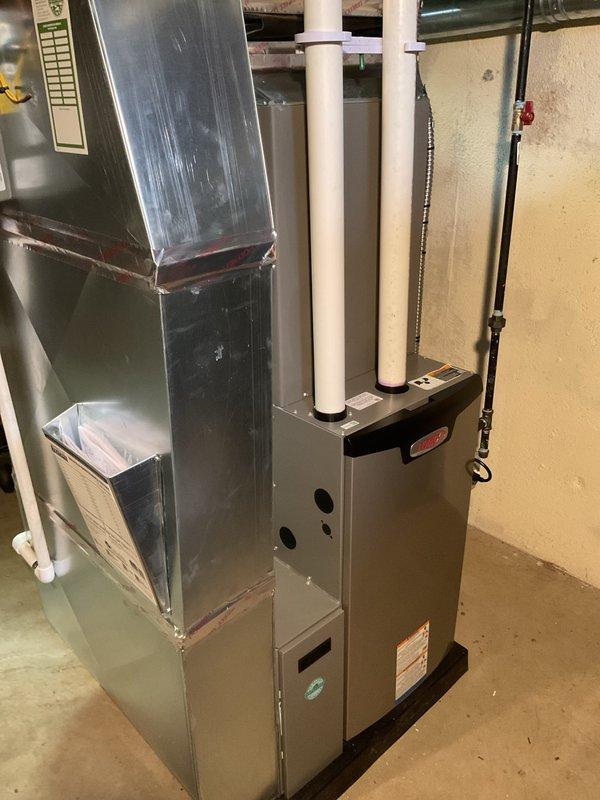 Performed annual heating maintenance on a 10-year-old furnace, including inspection of blower assembly, gas valve connections, and electrical control board. Completed comprehensive system tune-up with thorough examination of intake and exhaust PVC venting. All components operating within normal parameters; system is properly functioning for the heating season.