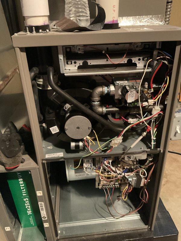 Completed annual heating maintenance on Lennox furnace as part of scheduled membership service. Performed comprehensive inspection of all internal components including motor, electrical connections, and gas line. Filter system was examined and all HVAC components were verified to be in normal working condition with no signs of damage or malfunction.