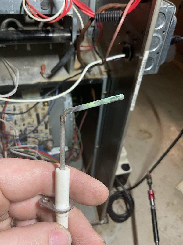 Performed annual furnace maintenance under Air Care Membership. Inspected and checked igniter component for proper operation. System is functioning correctly with no issues identified.