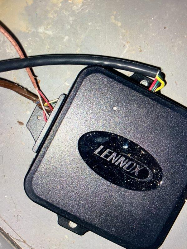 Responded to callback regarding inspector's concern about gas detection mitigation system placement. Verified that the system is properly installed inside the Lennox unit as per manufacturer specifications, not outside as initially reported by inspector. Documented the installation with photos showing the correctly installed and functioning control module with illuminated status indicator.