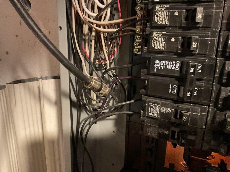 Responded to callback request regarding approved breaker installation for AC unit. Inspected electrical panel and installed proper amperage circuit breaker per manufacturer specifications. Verified proper connections of hot and neutral wires, ensuring secure terminations and proper circuit protection for the air conditioning system.