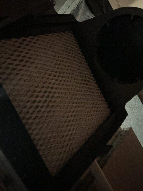 Performed scheduled Air Care Maintenance service on residential HVAC system. Inspected condensate drain system, condensate pump, and checked control components for proper operation. Examined air filter with honeycomb pattern which appeared to be in serviceable condition; no replacement needed at this time.