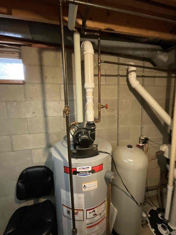 Provided estimate for replacement of 17-year-old non-functional AC system and gas furnace located in basement. Inspected existing equipment, including utility connections and exterior condenser placement, to determine appropriate replacement options.