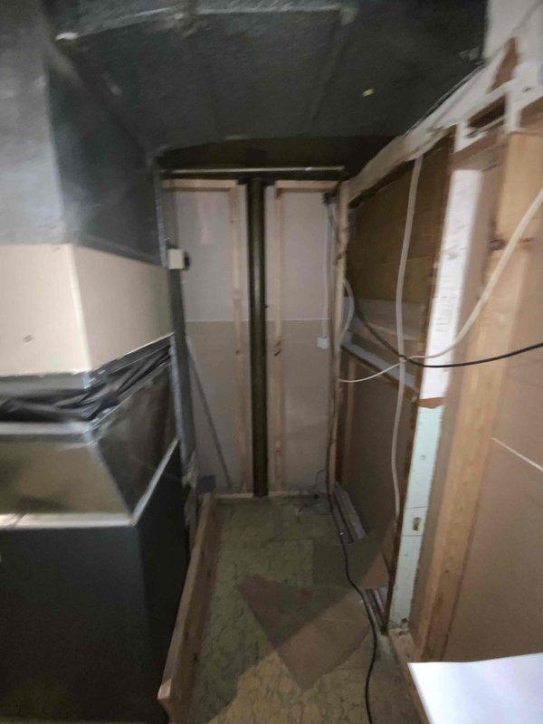 Conducted full system evaluation for replacement of 15-year-old furnace and 16-year-old AC unit. Inspected existing ductwork configuration in basement utility area and assessed renovation space with exposed framing for potential system integration. Quote provided for complete HVAC system replacement with recommended installation timeline within current season.