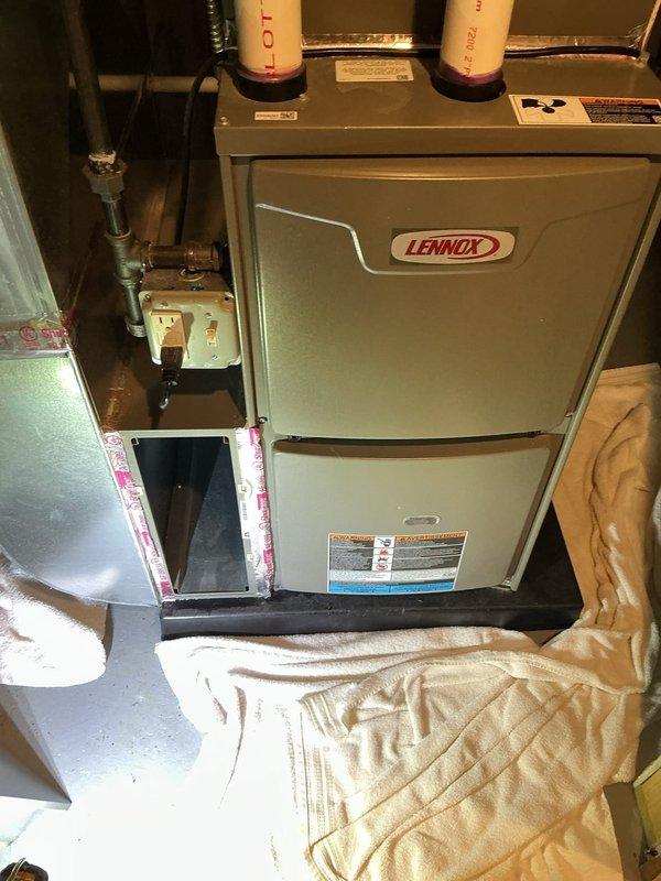 Addressed water leakage issue on 3-year-old Lennox furnace by inspecting interior components and sealing system. Performed preventative maintenance and verified proper operation of all components. Unit is functioning correctly with no further leakage observed.